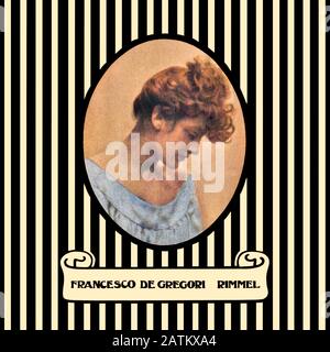 Francesco De Gregori - original Vinyl Album Cover - Rimmel - 1975 Stockfoto