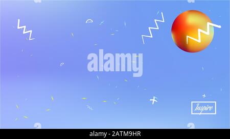 Planet und Schilder Hintergrund. Abbildung, Grafik. Asonomic Hi-res and Fresh. Sterne, Planeten, Zeichen. Buntes Universum neue Sterne leuchten. Stock Vektor