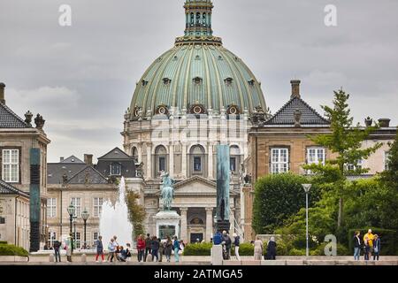 Marmokirken Dom in Kopenhagen Stadtzentrum. Dänemark berühmten Heritage Stockfoto