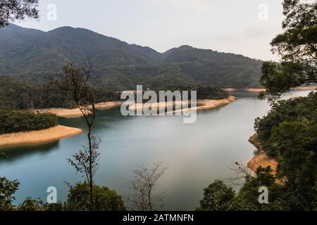 Upper Shing Mun Reservoir, Hongkong Stockfoto