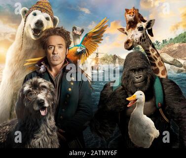 Robert DOWNEY JR. In DOLITTLE (2020), Regie: STEPHEN GAGHAN. CREDIT: UNIVERSAL PICTURES/PERFECT WORLD PICTURES/TEAM DOWNEY/ALBUM Stockfoto