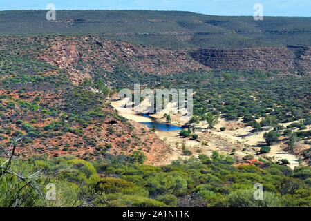 Australien, Kalbarri Nationalpark, Murchison River Stockfoto