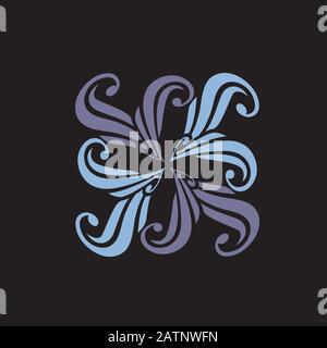 Retro-Design-Kollektion für Einladungen, Banner, Poster, Plakate, Abzeichen und Logotypen. Stock Vektor