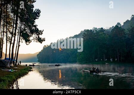 Pang Oung Roum Lake im Norden Thailands Stockfoto