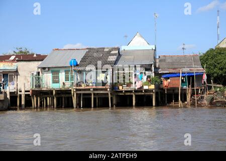 Tra Auf, Mekong Delta, Vinh Long Province, Vietnam, Südostasien, Asien Stockfoto