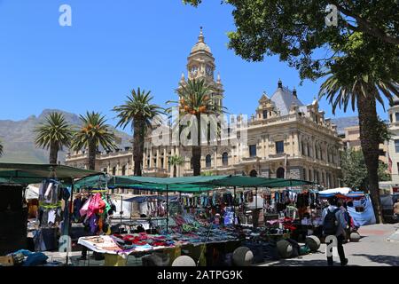 Grand Parade und Rathaus, Darling Street, Central Business District, Kapstadt, Table Bay, Western Cape Province, Südafrika, Afrika Stockfoto