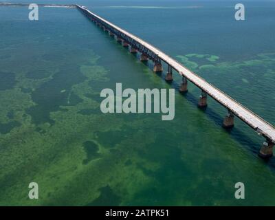 Old Bahia Honda Bridge, Summerland Key, Overseas Highway, Florida Keys, Florida, USA Stockfoto