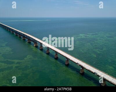 Old Bahia Honda Bridge, Summerland Key, Overseas Highway, Florida Keys, Florida, USA Stockfoto