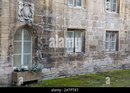 Chipping Campden, kleine Marktstadt in den Cotswold, Steinhäuschen Stockfoto