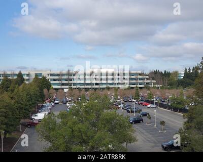 Luftaufnahme des Hauptquartiers von Generic Electric (GE) Digital, Bishop Ranch, San Ramon, Kalifornien, 30. Januar 2020. () Stockfoto