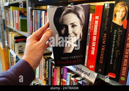 Autobiografie von Hillary Rodham Clinton - Mijn Verhaal Stockfoto