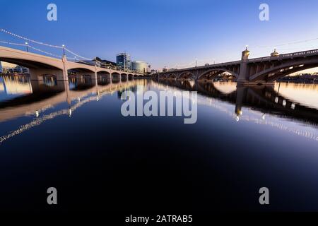 Mill Street Bridge in Tempe, Arizona Stockfoto