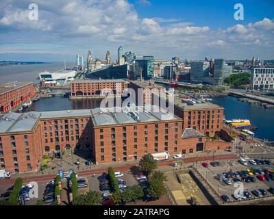 Albert und Salthouse Docks, Liverpool Stockfoto