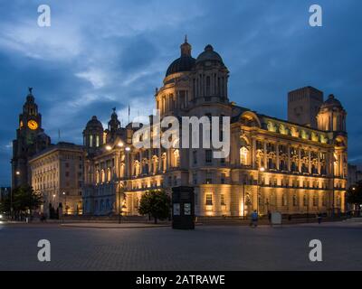 Der Port of Liverpool Building Stockfoto