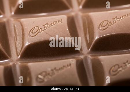 Cadbury Dairy Milk chocolate bar Stockfoto