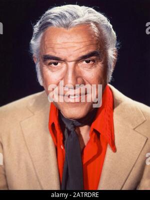 LORNBE GREENE (1915-1987) kanadischer TV-Schauspieler etwa 1975 Stockfoto