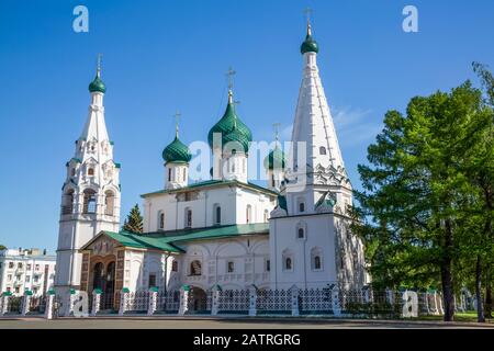 Kirche des Propheten Elia; Jaroslawl, Gebiet Jaroslawl, Russland Stockfoto