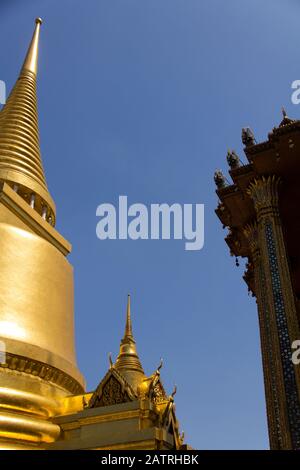 Phra Siratana Chedi im Grand Palace in Bangkok, Thailand. Stockfoto