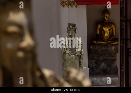 Tempel Wat Pho, Bangkok, Thailand. Stockfoto