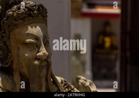 Tempel Wat Pho, Bangkok, Thailand. Stockfoto