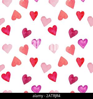 rotes Herz Muster Stock Vektor