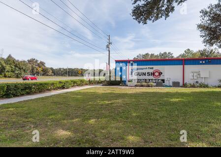 Gun Shop Inc. Und Gun Range Leesburg, Florida USA Stockfoto