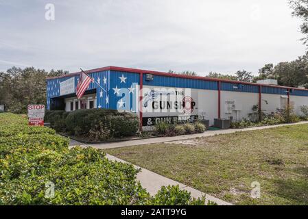 Gun Shop Inc. Und Gun Range Leesburg, Florida USA Stockfoto