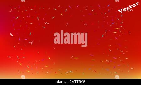 Planet und Schilder Hintergrund. Abbildung, leicht. Farbenfrohes, hochauflösendes und frisches. Sterne, Planeten, Zeichen. Buntes Universum neue Sterne leuchten. Stock Vektor