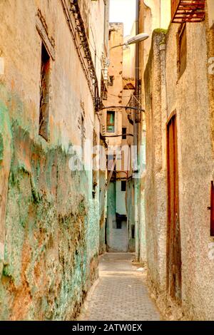 Jüdischer Viertel in Fez, Marokko Stockfoto