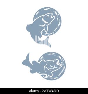 Designelemente für Logo, Label, Emblem, Schild, Marke. Stock Vektor