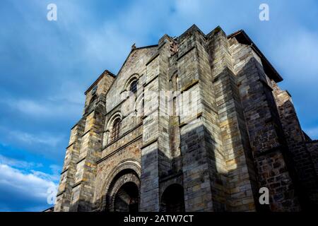 Thiers. Kirche Sankt Genen. Puy de Dome. Auvergne-Rh -Alpen. Frankreich Stockfoto