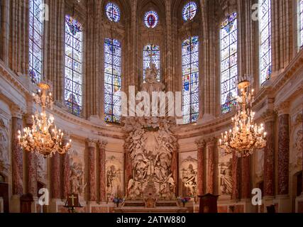 Kathedrale Saint-Nazaire, Béziers, Languedoc-Roussillon, Frankreich, Europa Stockfoto