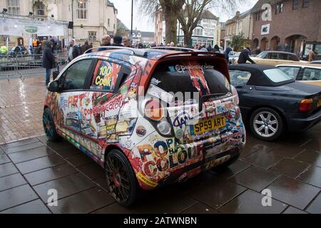 Monte Carlo Rally Banbury 2020 Static Display Stockfoto