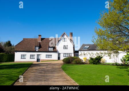 "Hoglands". Das Haus des Bildhauers und Künstlers Henry Moore in Perry Green, Much Hadham, Hertfordshire UK Stockfoto