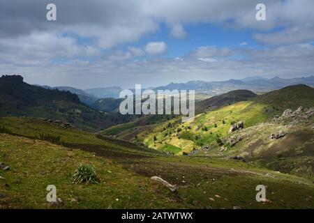 Äthiopien Bale Mountains nationalpark Stockfoto