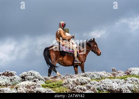 Äthiopien Bale Mountains nationalpark Stockfoto