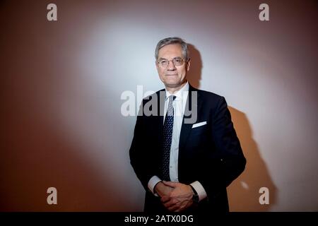 Berlin, Deutschland. Januar 2020. Magnus Hall, CEO von Vattenfall, während eines Interviews mit dpa. Credit: Christoph Soeder / dpa / Alamy Live News Stockfoto