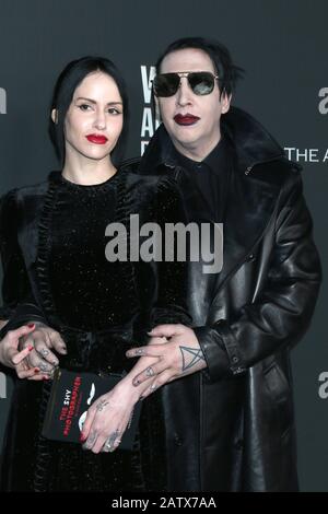 Art of Elysium Gala - Ankunft im Hollywood Palladium am 4. Januar 2020 in Los Angeles, CA Mit: Lindsay Usich und Marilyn Manson Where: Los Angeles, Kalifornien, Vereinigte Staaten When: 05 Jan 2020 Credit: Nicky Nelson/WENN.com Stockfoto