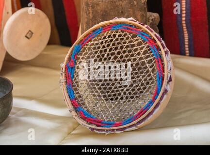 Traditionelle Art Sieb Holz Stockfoto