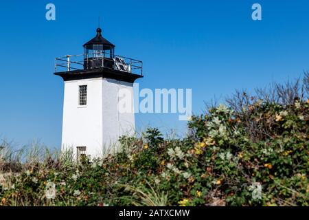 Holz Ende Leuchtturm, Provincetown, Cape Cod, Massachusetts, USA. Stockfoto