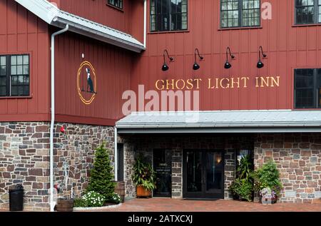 Das Ghost Light Inn Boutique-Hotel in New Hope. Stockfoto