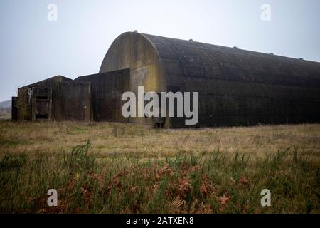 Ehemaliger NATO-Flugplatz Rendelsham Suffolk UK Stockfoto