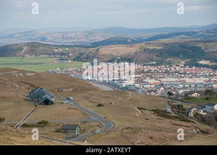 Blick vom Großen Orm in Llandudno. Stockfoto