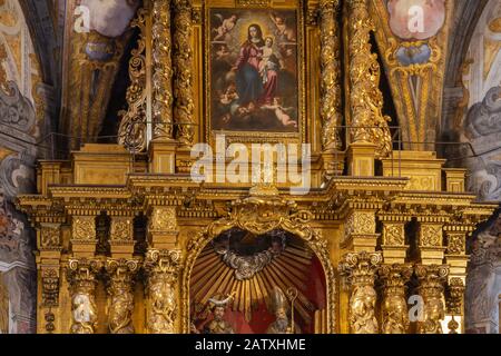 KIRCHE SAINT-NICOLAS VALENCIA Stockfoto