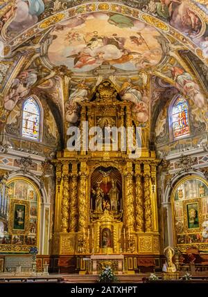 KIRCHE SAINT-NICOLAS VALENCIA Stockfoto