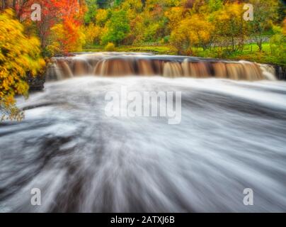 Wain Wath Force, Swaledale, Yorkshire Dales National Park, England Stockfoto