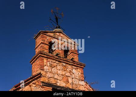 Kapelle Santa Barbara, auf einem Hügel im Stadtgebiet von Tabio Cundinamarca in der Savanne von Bogotá, in der Nähe von Bogotá Kolumbien Stockfoto