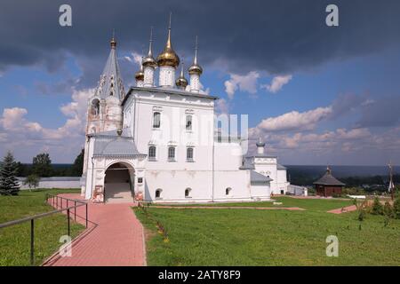 Dreifaltigkeitskathedrale im Männerklosterei Nikolsky, Gorohovets, Russland Stockfoto