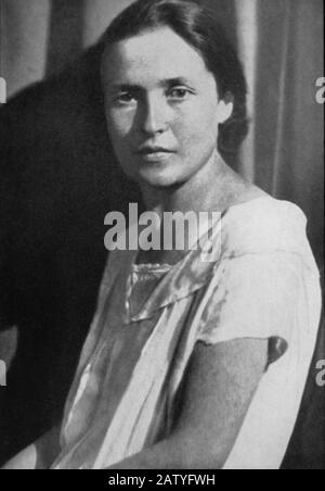 1920 ' s : GIULIA SCHUCHT , russische Frau von ANTONIO GRAMSCI ( 1891 - 1937 ) , italienische Intellektuelle , Schriftsteller und kommunistisches Opfer der faschistischen Peri Stockfoto