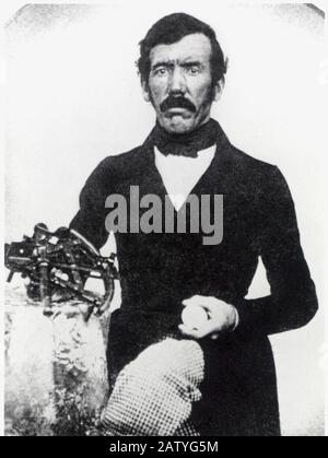 DAVID LIVINGSTONE ( 1813 - 1873 ) schottischer britischer Missionar-Entdecker in Afrika, entdecken Sie den See Ngami, die Victoria Falls (benannt nach Stockfoto